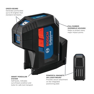 Foto 2 | Láser De Alineación Bosch Gpl100-30g Green-beam Con Accesorios - Venta Internacional.