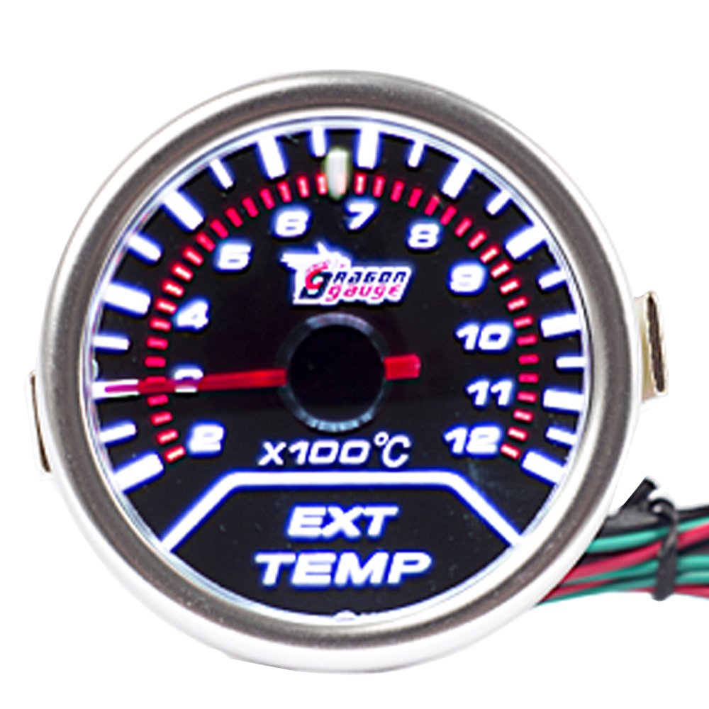 Foto 4 pulgar | Manómetro De Coche Esupport Egt, Temperatura De Gases De Escape 52 Mm 12 V - Venta Internacional.