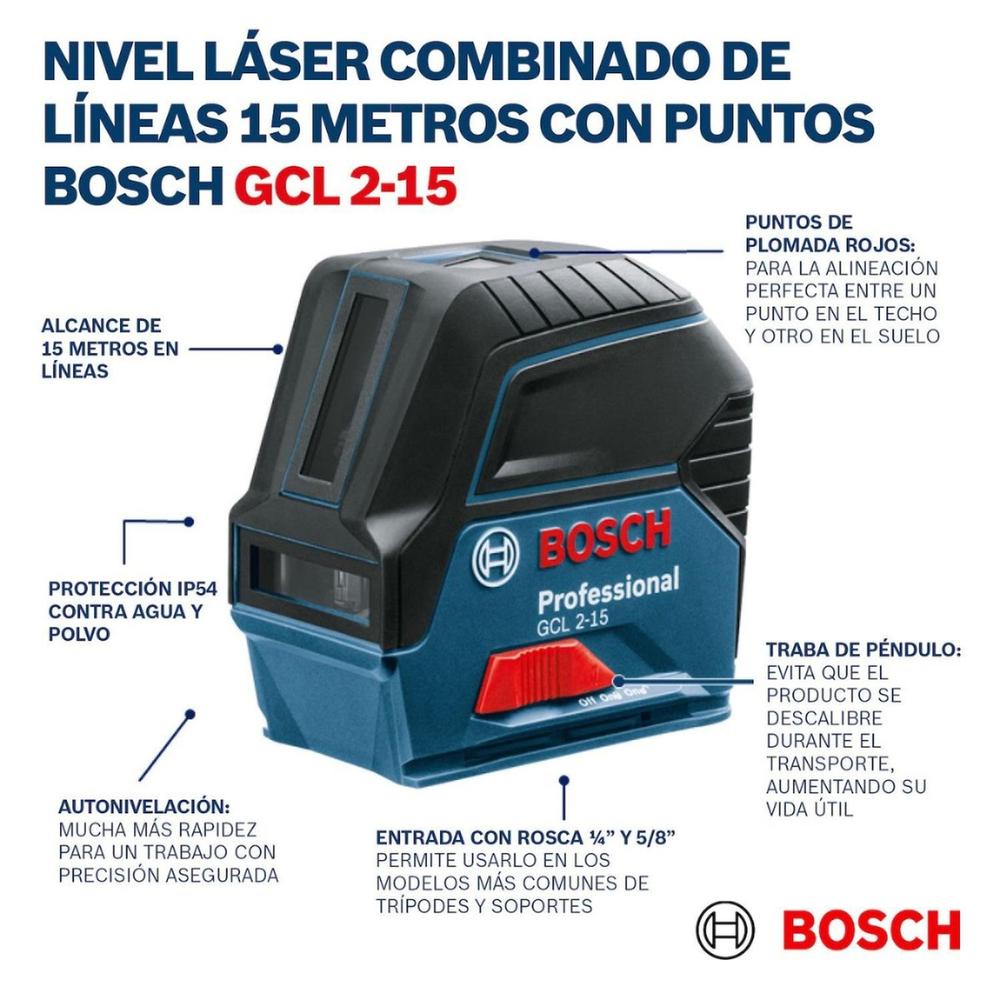 Foto 8 | Nivel Láser Bosch Gcl 2-15