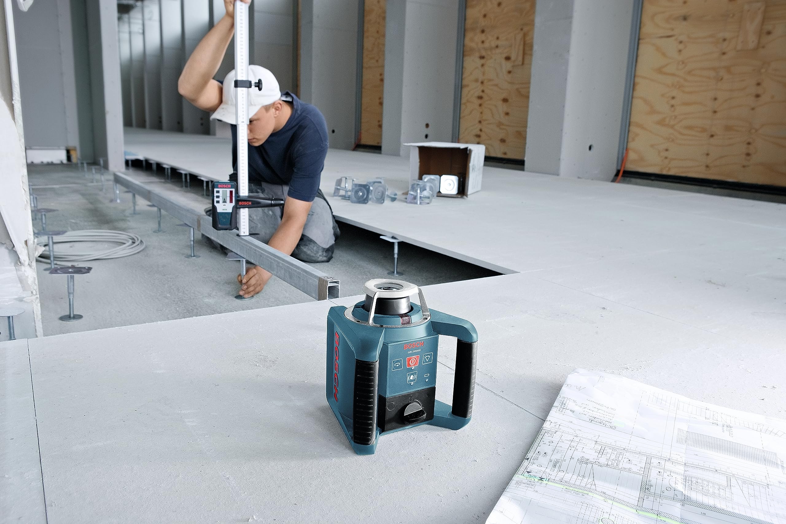 Foto 5 | Receptor Láser Rotativo Bosch Lr1 De 650 Pies Con Soporte De Montaje - Venta Internacional.
