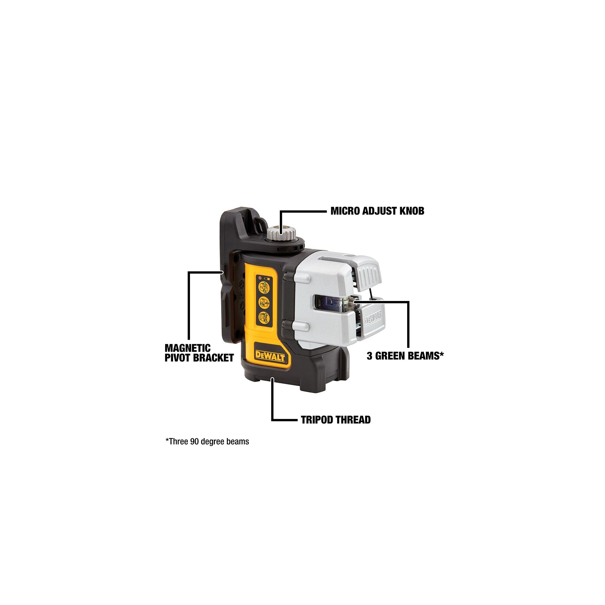 Foto 3 pulgar | Nivel Láser DeWalt Multi-Line Green Alcance de 30 Pies - Venta Internacional