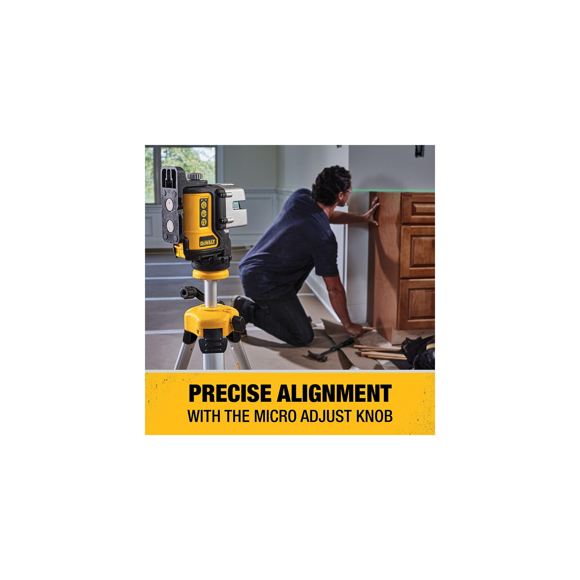Foto 6 pulgar | Nivel Láser DeWalt Multi-Line Green Alcance de 30 Pies - Venta Internacional