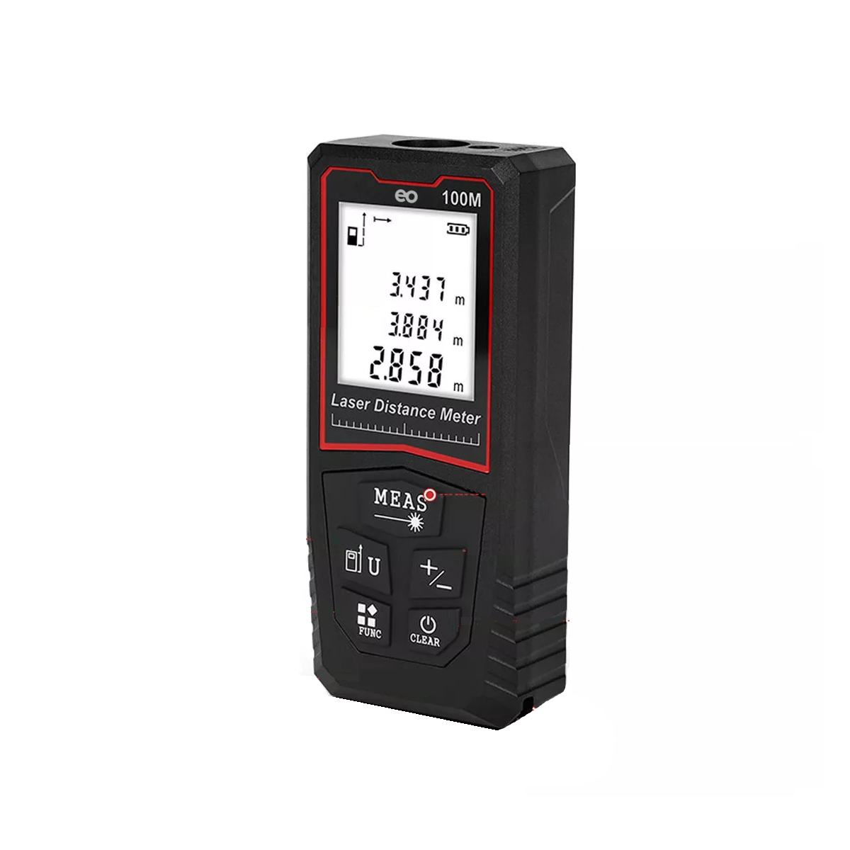 Foto 1 | Telémetro Láser Medidor De Distancia Distanciómetro De 100 M Eo Safe Imports Esi-11022-1 Negro