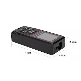 Foto 3 | Telémetro Láser Medidor De Distancia Distanciómetro De 100 M Eo Safe Imports Esi-11022-1 Negro