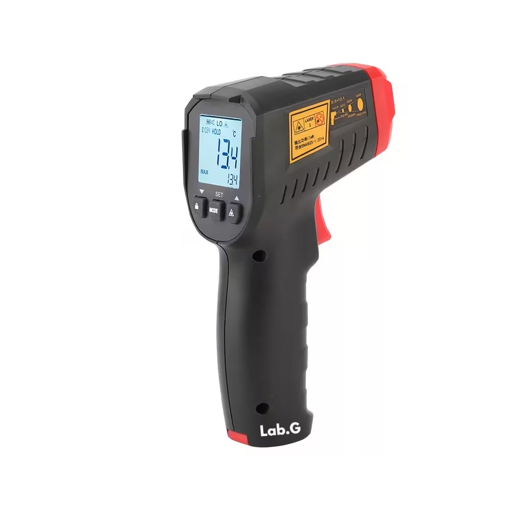 Termometro Infrarrojo Industrial Lab.g Punto Láser Redondo $571