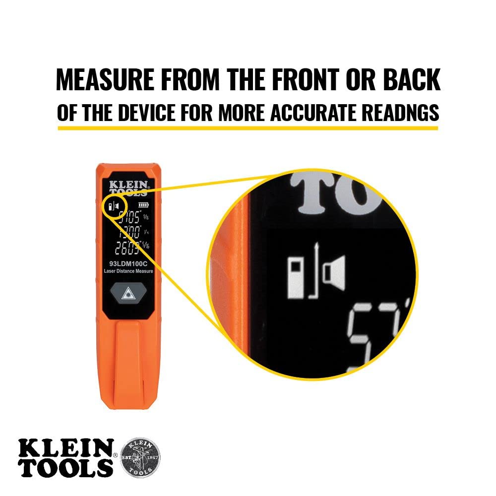 Foto 4 pulgar | Medidor De Distancia Láser Klein Tools 93ldm100c, Alcance 30 M - Venta Internacional.