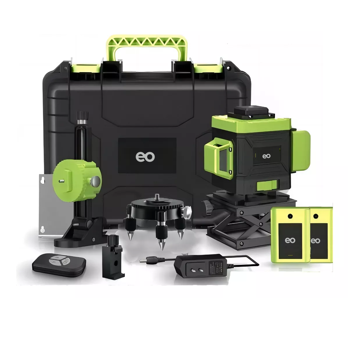 Niveles Láser 3° Autonivelante 4d Con 2 Baterías 16 Líneas Eo Safe Imports Esi-12928-1 Multicolor