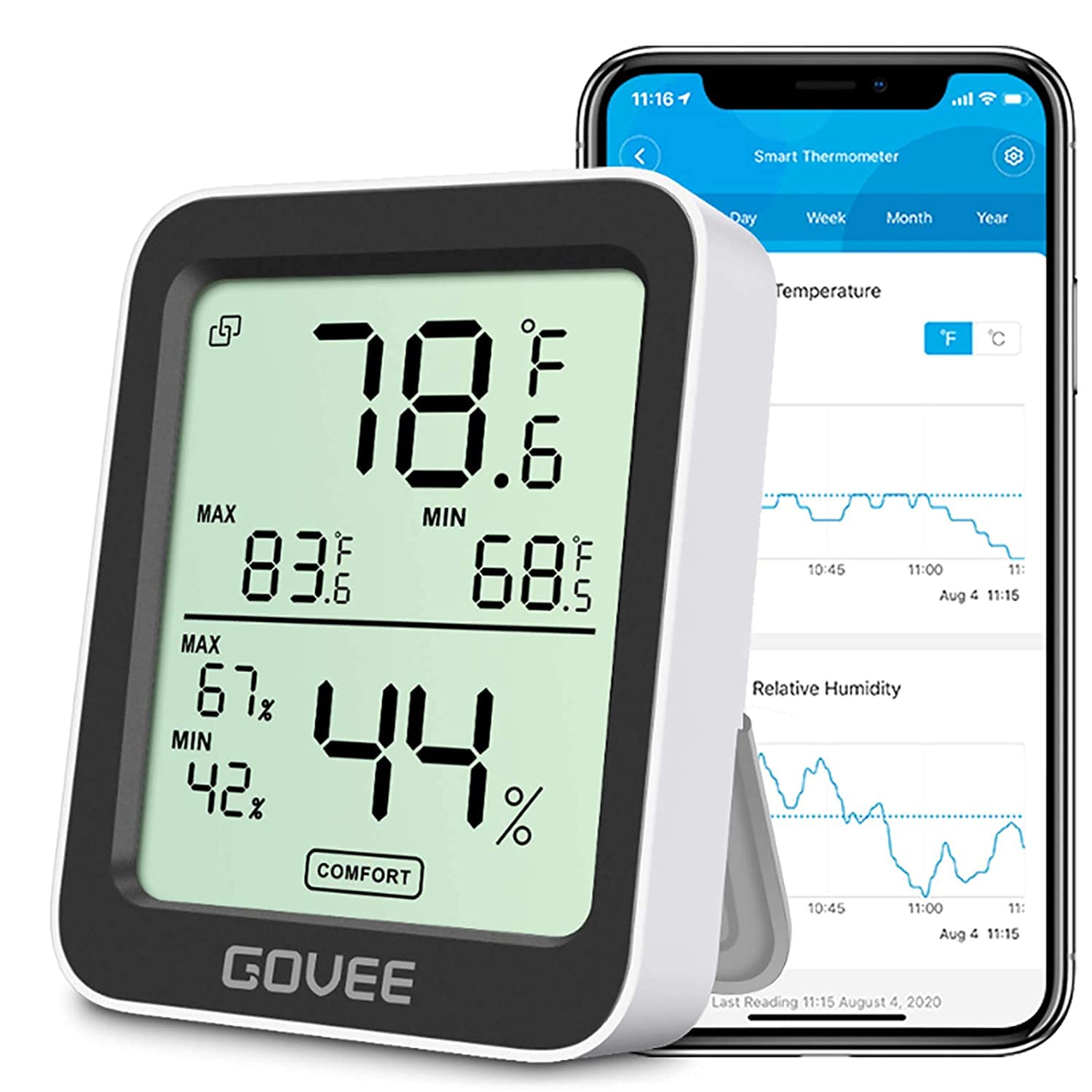 Foto 1 | Termómetro Higrómetro Govee H5075 Con Pantalla Lcd Bluetooth - Venta Internacional.