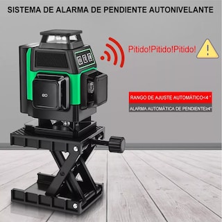 Foto 2 | Kit Nivel Láser Autonivelante C/soporte 8 Pzas Eo Safe Imports Esi-7023 Multicolor