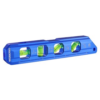 Foto 1 | Torpedo Level Workpro (aleación Magnética De Aluminio, 20 Cm), Color Azul - Venta Internacional.