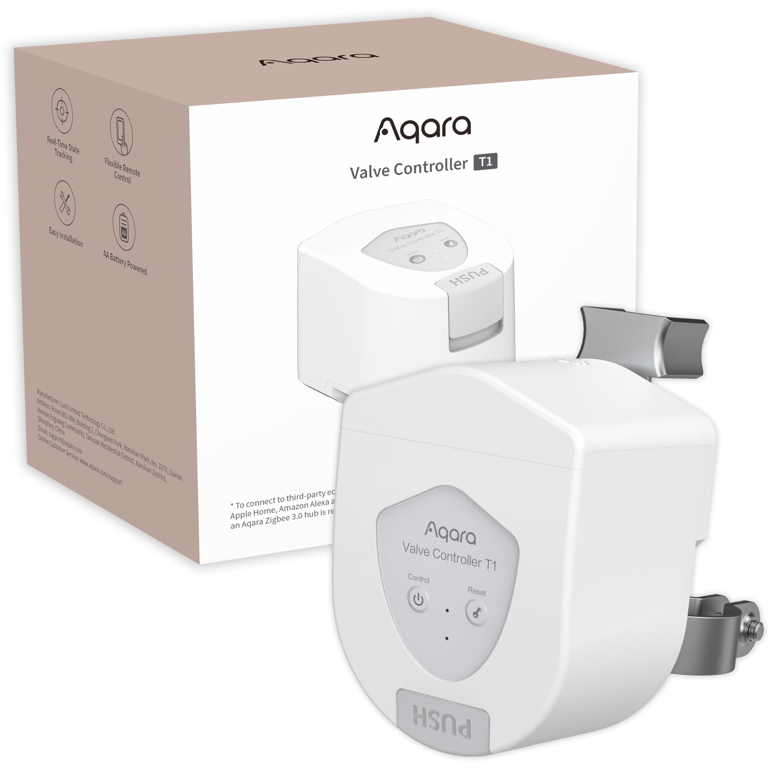 Foto 1 | Controlador De Válvula Inteligente Aqara T1 Con Matter Para El Hogar Con Hub - Venta Internacional.