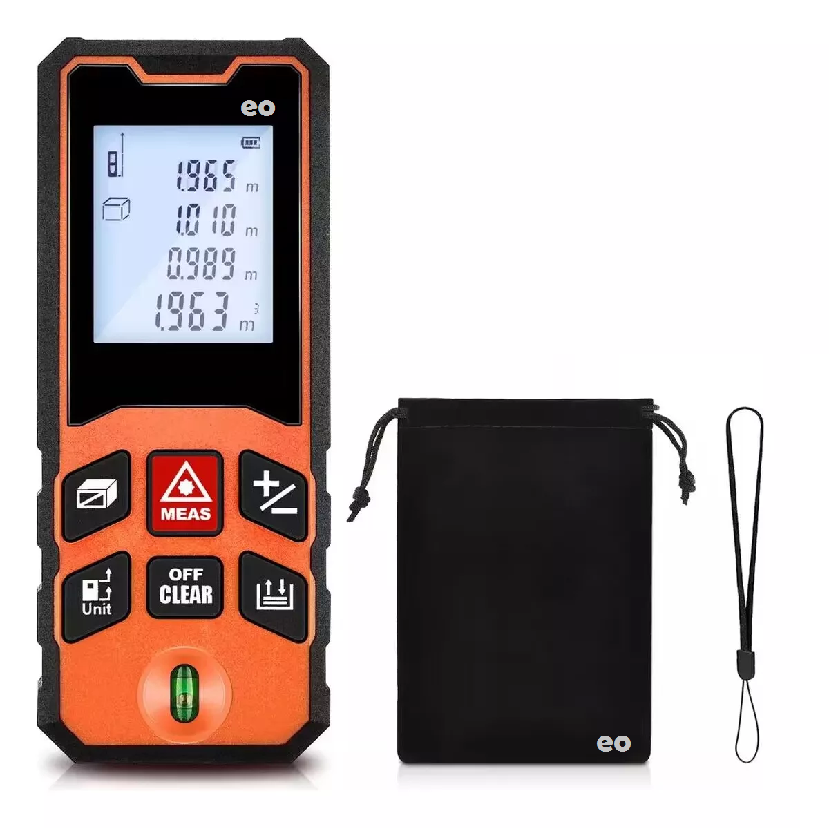 Foto 3 pulgar | Telemetro Medidor Laser Distanciometro 100m Eo Safe Imports Esi-5881-1 Rojo