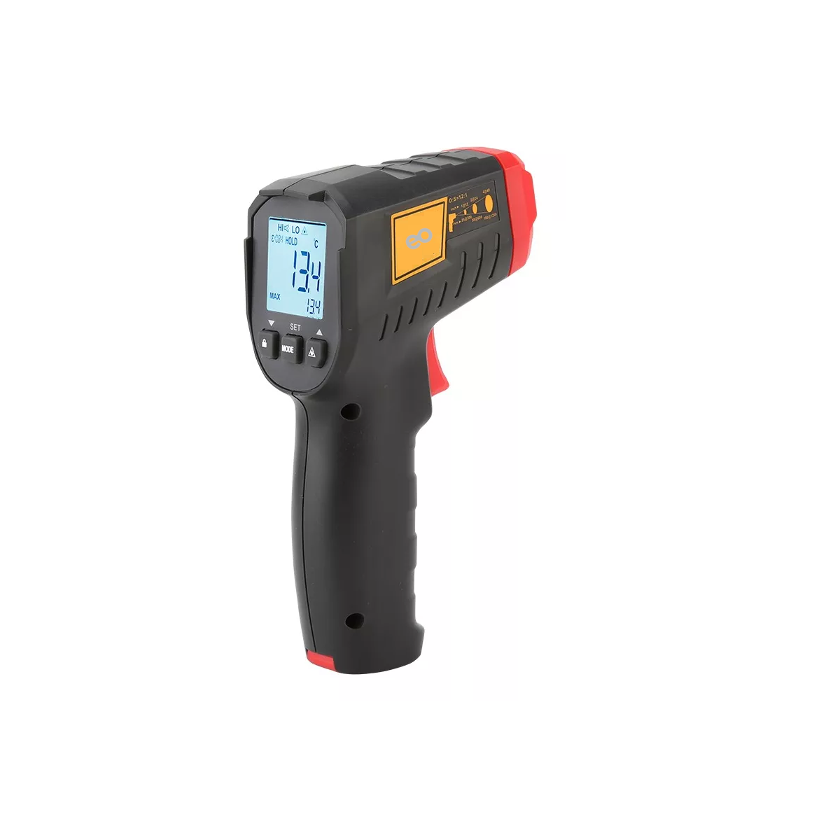Termometro Infrarrojo Industrial Eo Safe Imports Esi-10604-1 Negro