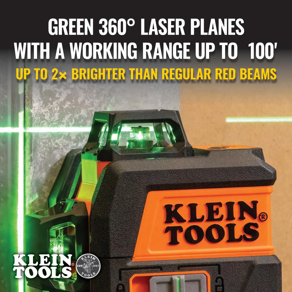 Foto 4 pulgar | Nivel Láser Klein Tools 93cplg Compact Autonivelante Verde - Venta Internacional.