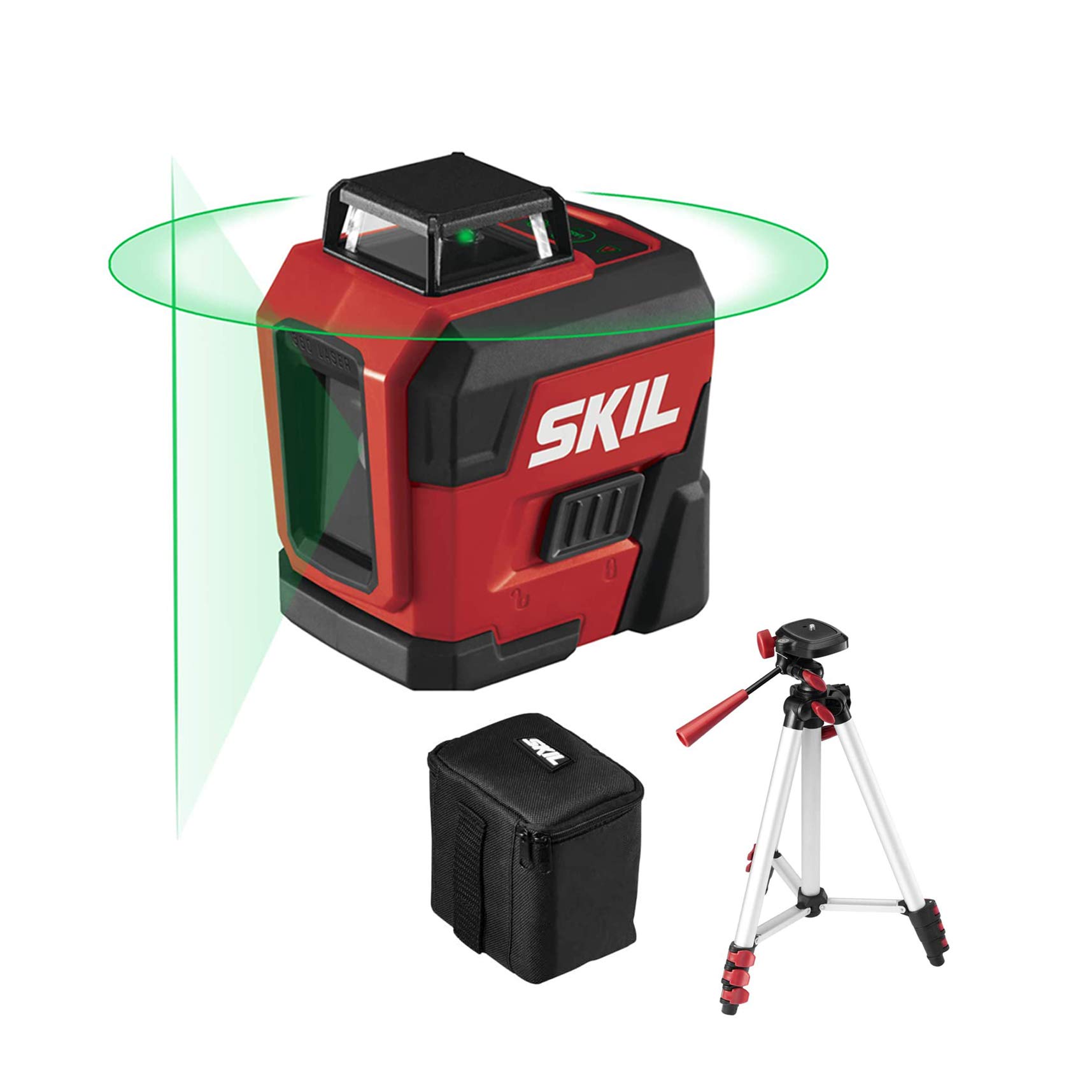 Cross Line Laser Skil Ll9322g-01, Autonivelante, 30 M, Con Trípode - Venta Internacional.