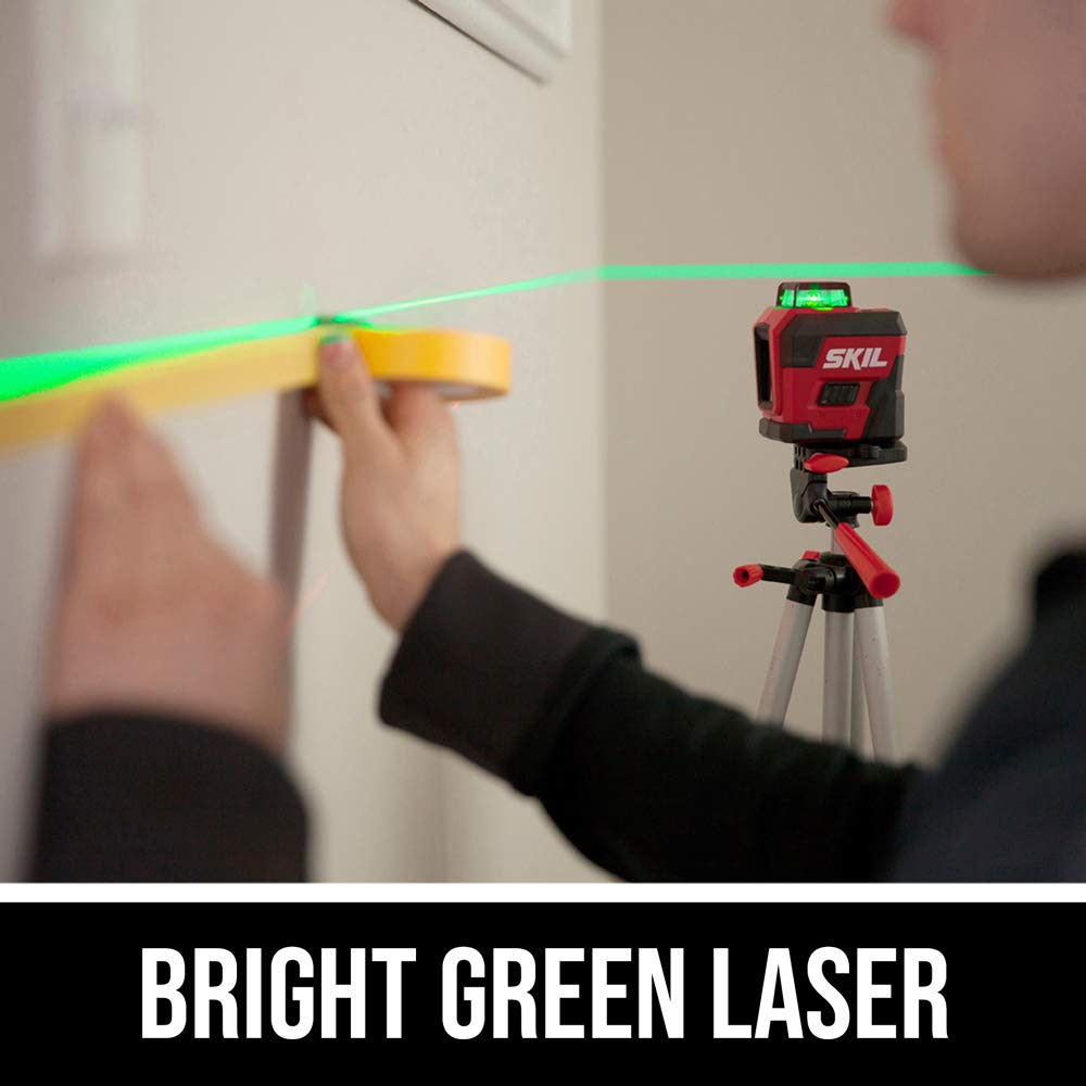 Foto 5 pulgar | Cross Line Laser Skil Ll9322g-01, Autonivelante, 30 M, Con Trípode - Venta Internacional.