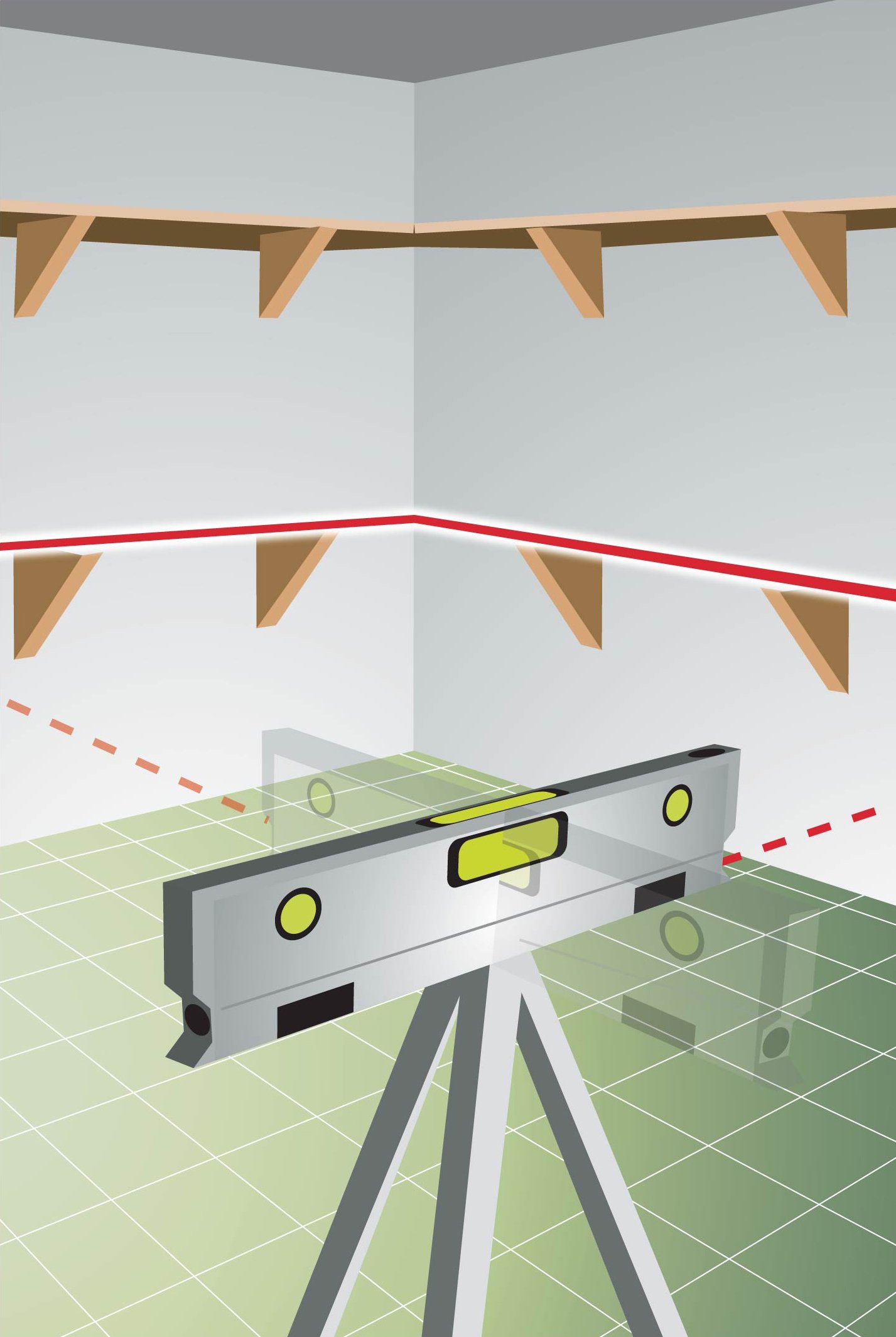 Foto 5 pulgar | Torpedo Laser Level Johnson Level & Tool 40-6184 Plateado/negro - Venta Internacional.