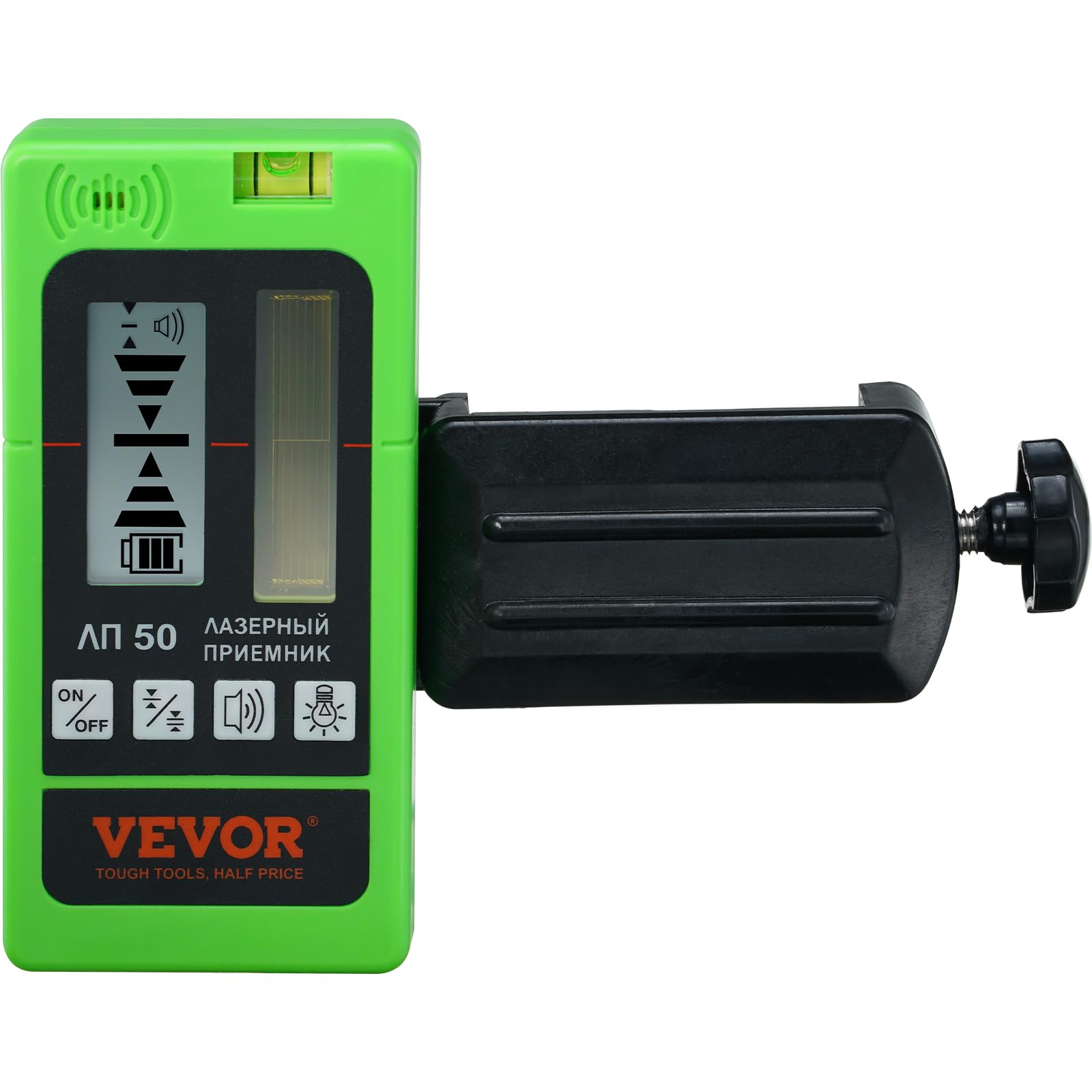 Foto 2 pulgar | Receptor Láser Vevor Con Rango De Trabajo De 60 M Con Pinza Para Nivel Láser - Venta Internacional.