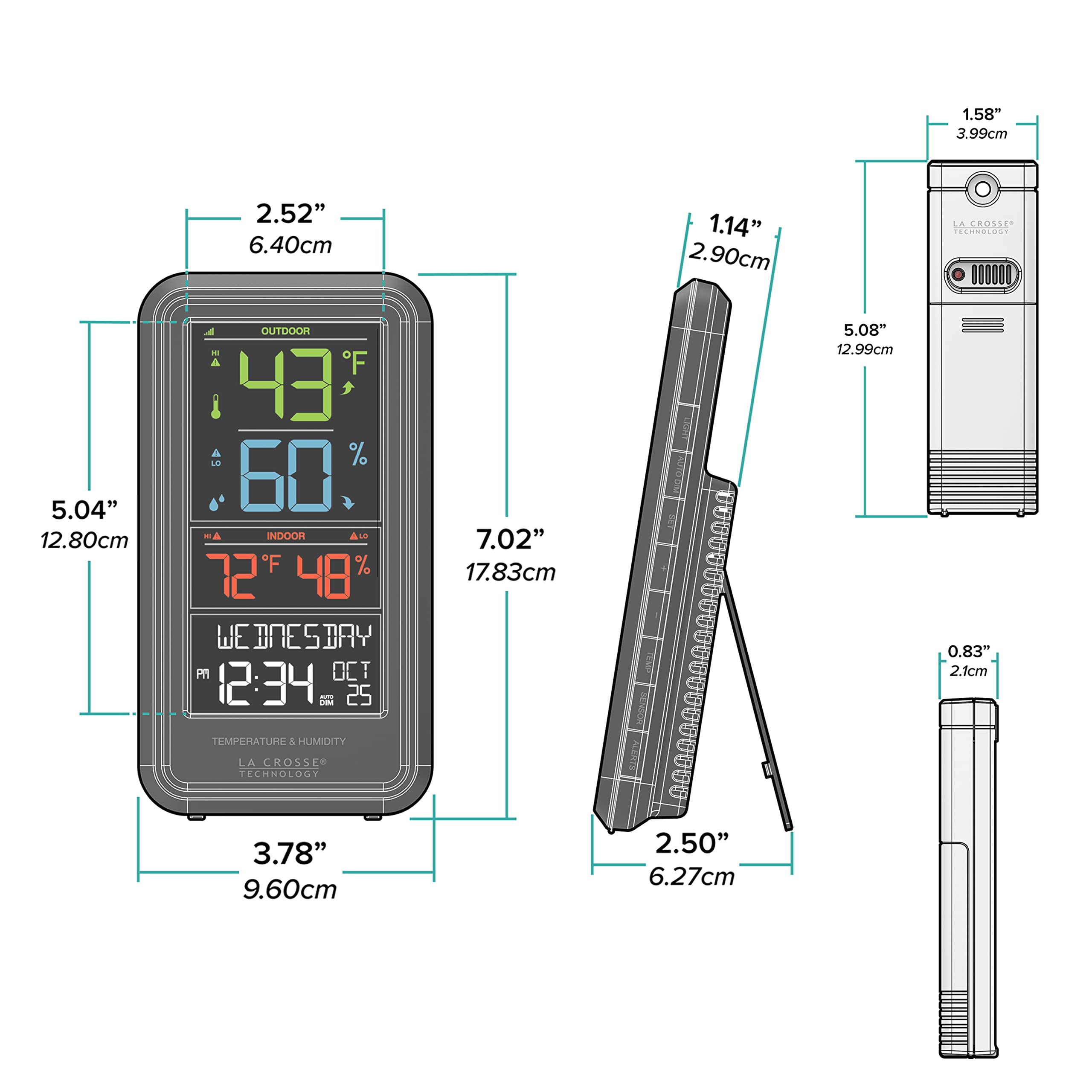 Foto 4 pulgar | Monitor De Temperatura Y Humedad La Crosse Technology - Venta Internacional.