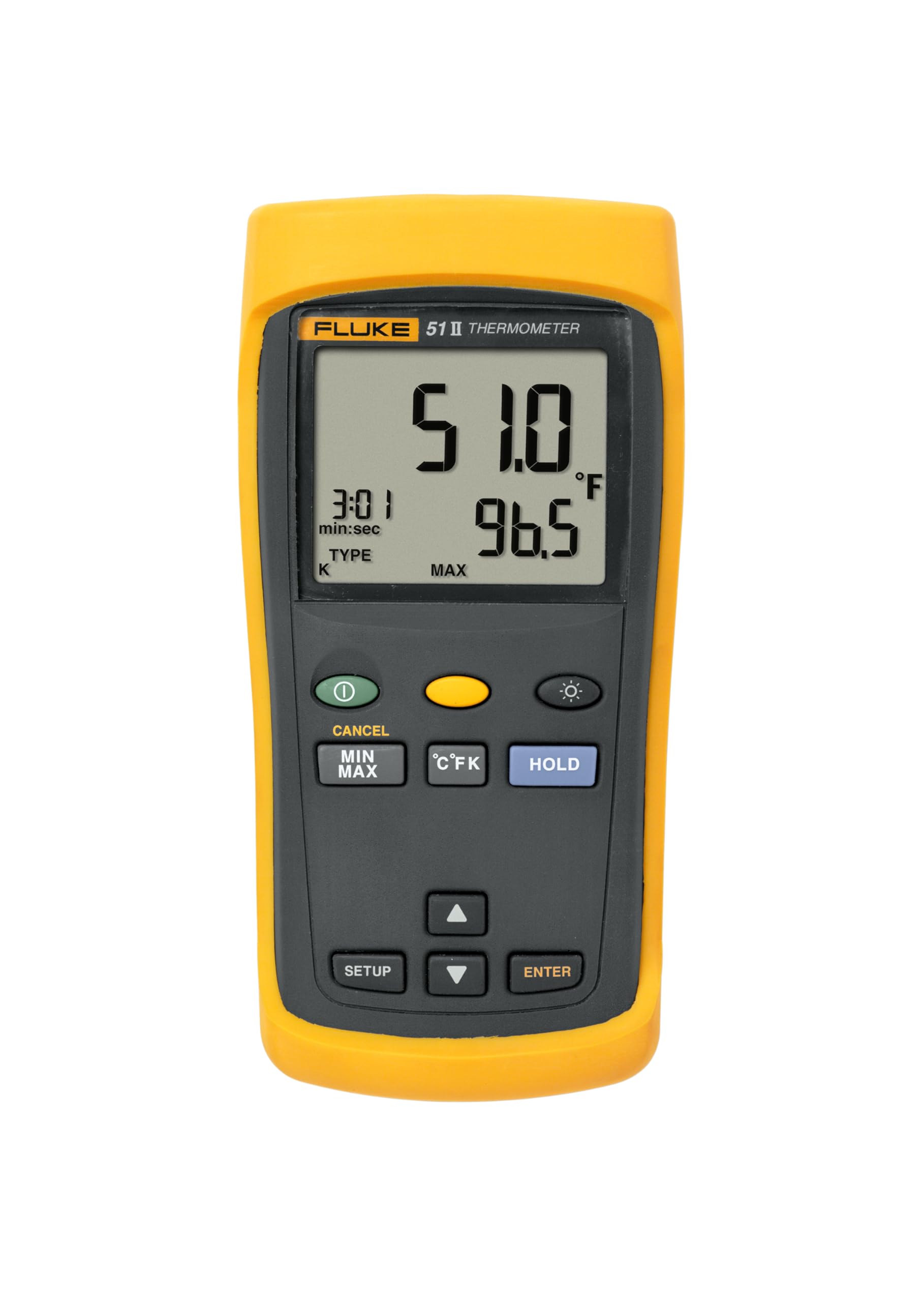 Foto 1 | Termómetro Digital De Entrada Única Fluke 51 Ii - Venta Internacional.