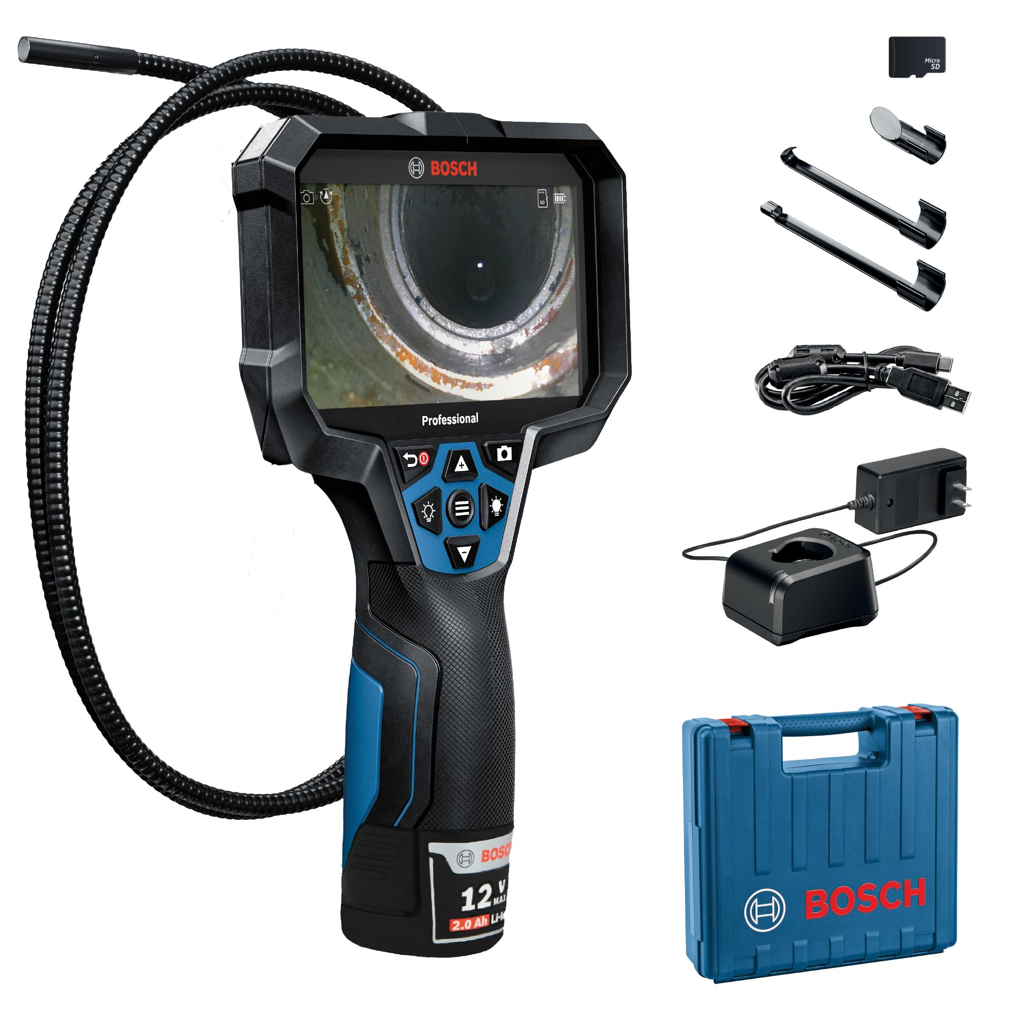 Cámara De Inspección Con Boroscopio Bosch Gic5-27c Professional - Venta Internacional.