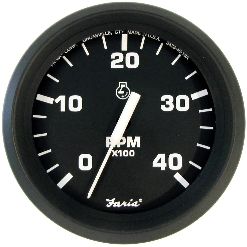 Foto 1 | Medidor De Tacómetro Faria 32842 Euro 4000 Rpm Diesel Mechanical - Venta Internacional.