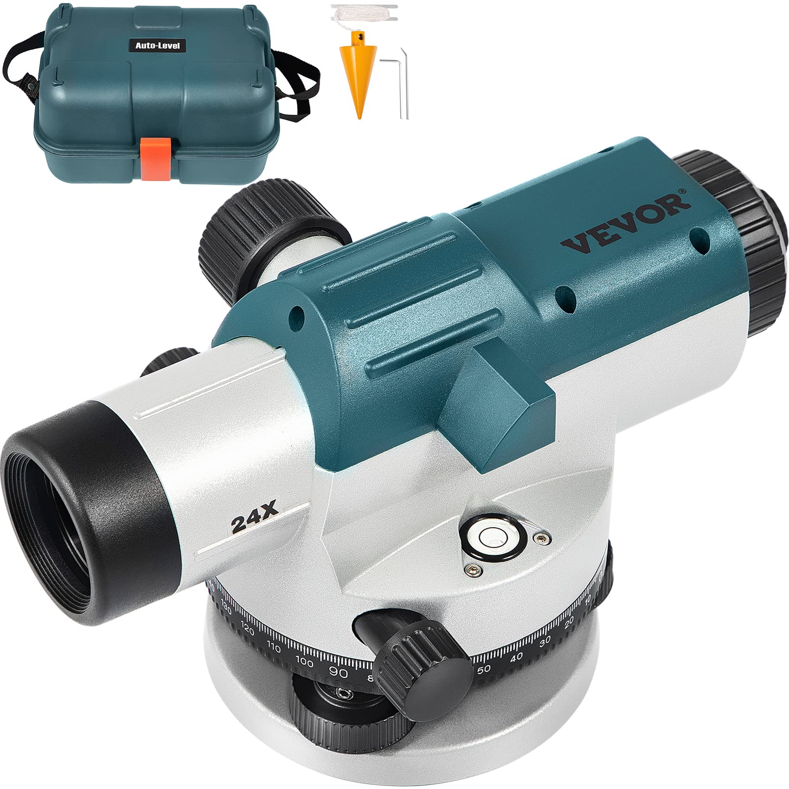 Foto 2 pulgar | Nivel Óptico Vevor Automatic 24x De Alta Precisión Ip54 - Venta Internacional.