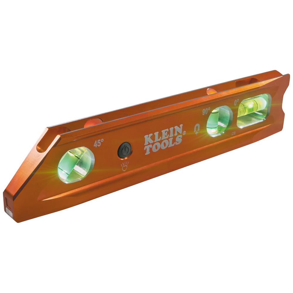 Foto 2 pulgar | Torpedo Level Klein Tools 935rblt De 23 Cm Con Viales Led E Imán - Venta Internacional.