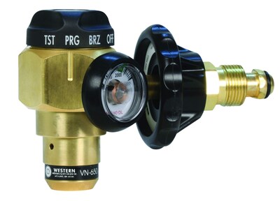 Foto 1 | Medidor De Flujo Y Regulador De Purga De Nitrógeno Western Vn-650 650 Psi - Venta Internacional.