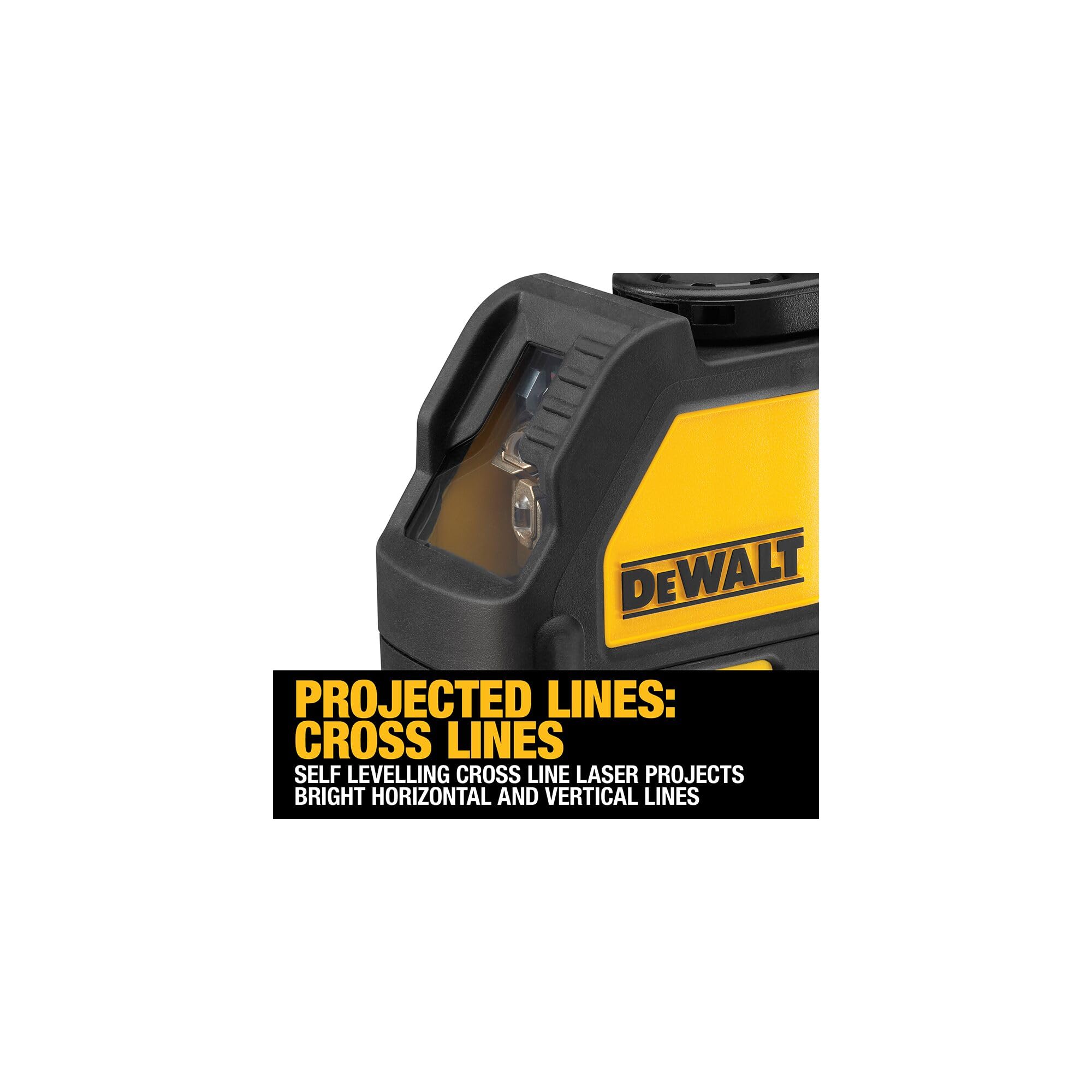 Foto 5 pulgar | Line Laser Dewalt Dw088k, Línea Cruzada, Autonivelante, Haz Rojo - Venta Internacional.