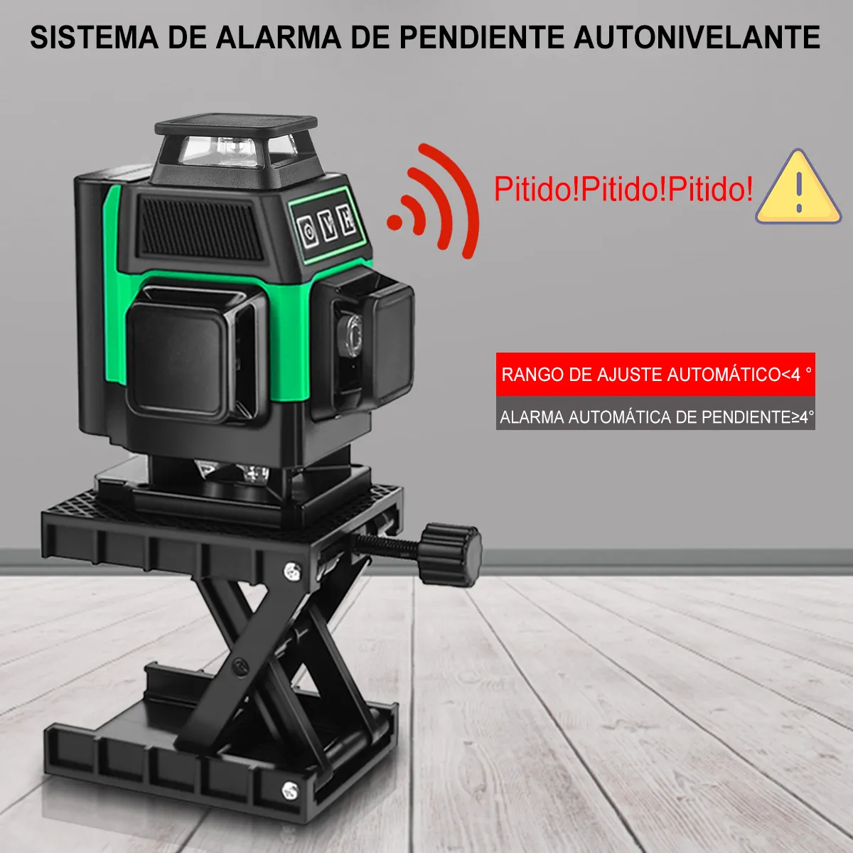 Foto 5 pulgar | Nivel Láser 3d 12 Líneas Luz Multifuncional Lab.g Verde