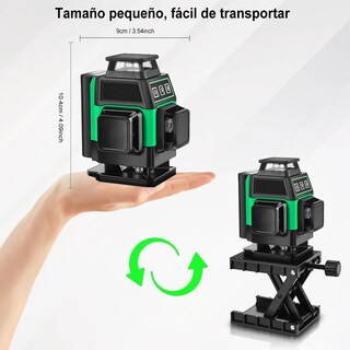 Foto 5 | Nivel Láser 3d 12 Líneas Luz Multifuncional Lab.g Verde