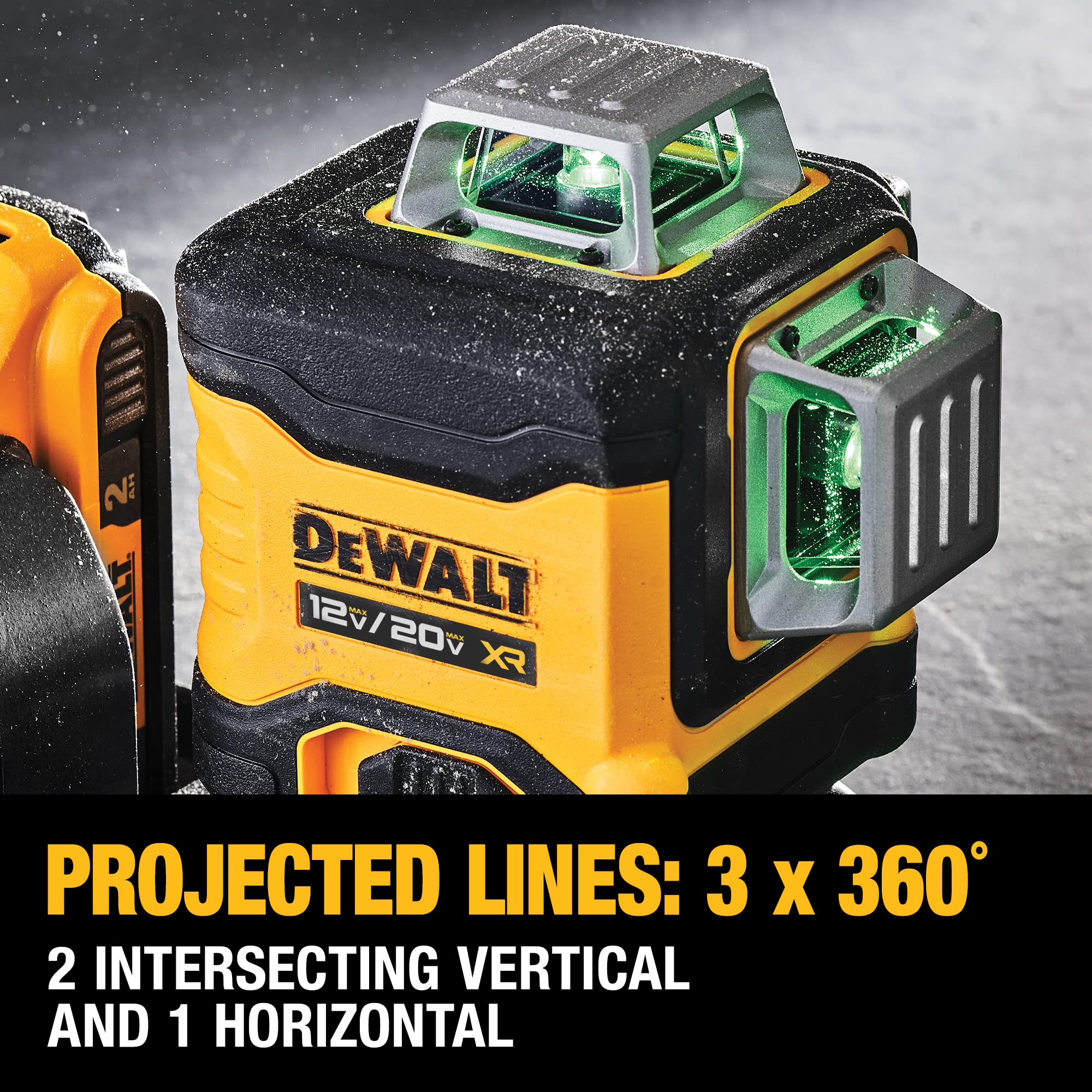 Foto 6 pulgar | Nivel Láser Dewalt Dcle34030g 20v/12v Max 3 X 360 Green - Venta Internacional.