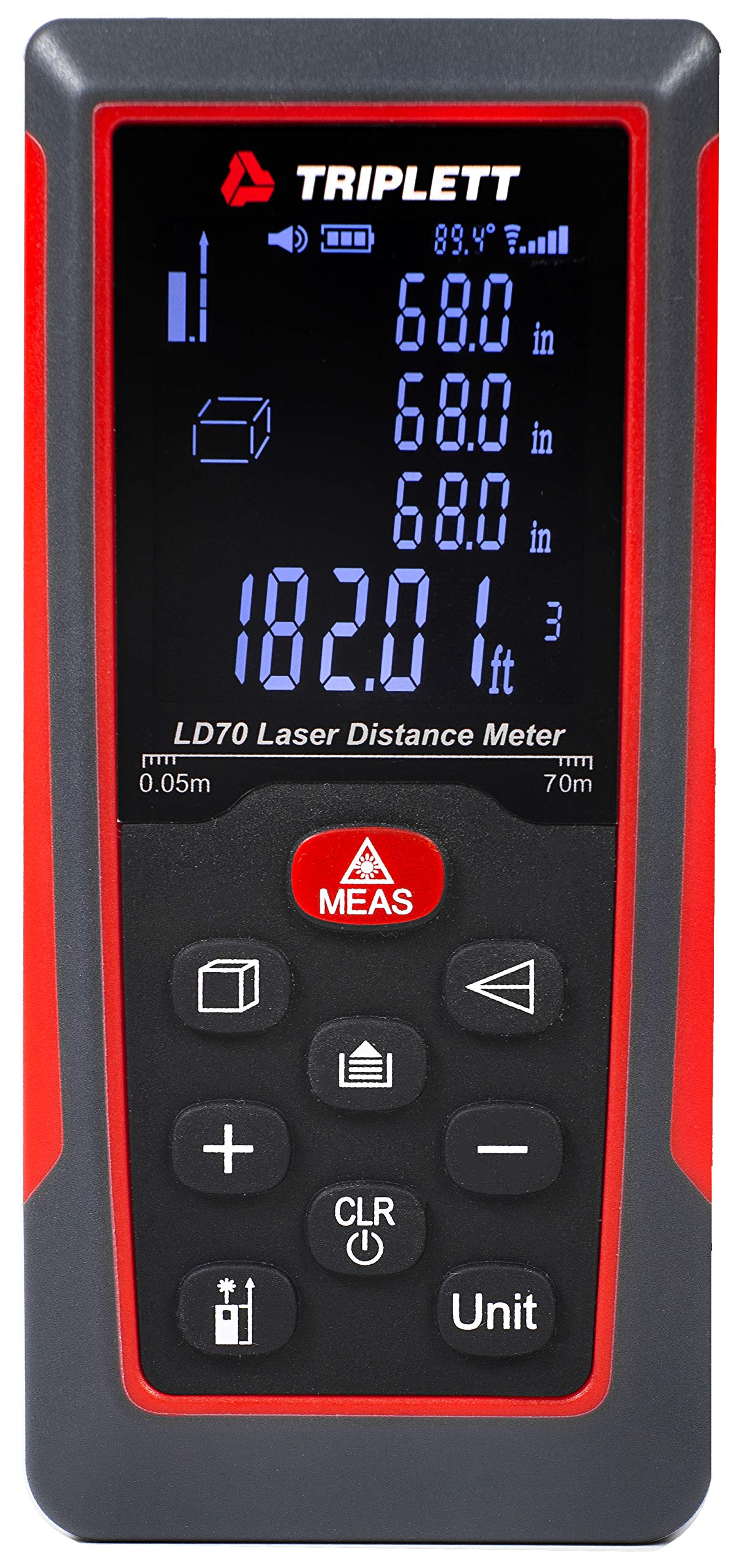 Foto 2 pulgar | Medidor De Distancia Láser Triplett Ld70 2 70 M Con Medición De Volumen - Venta Internacional.