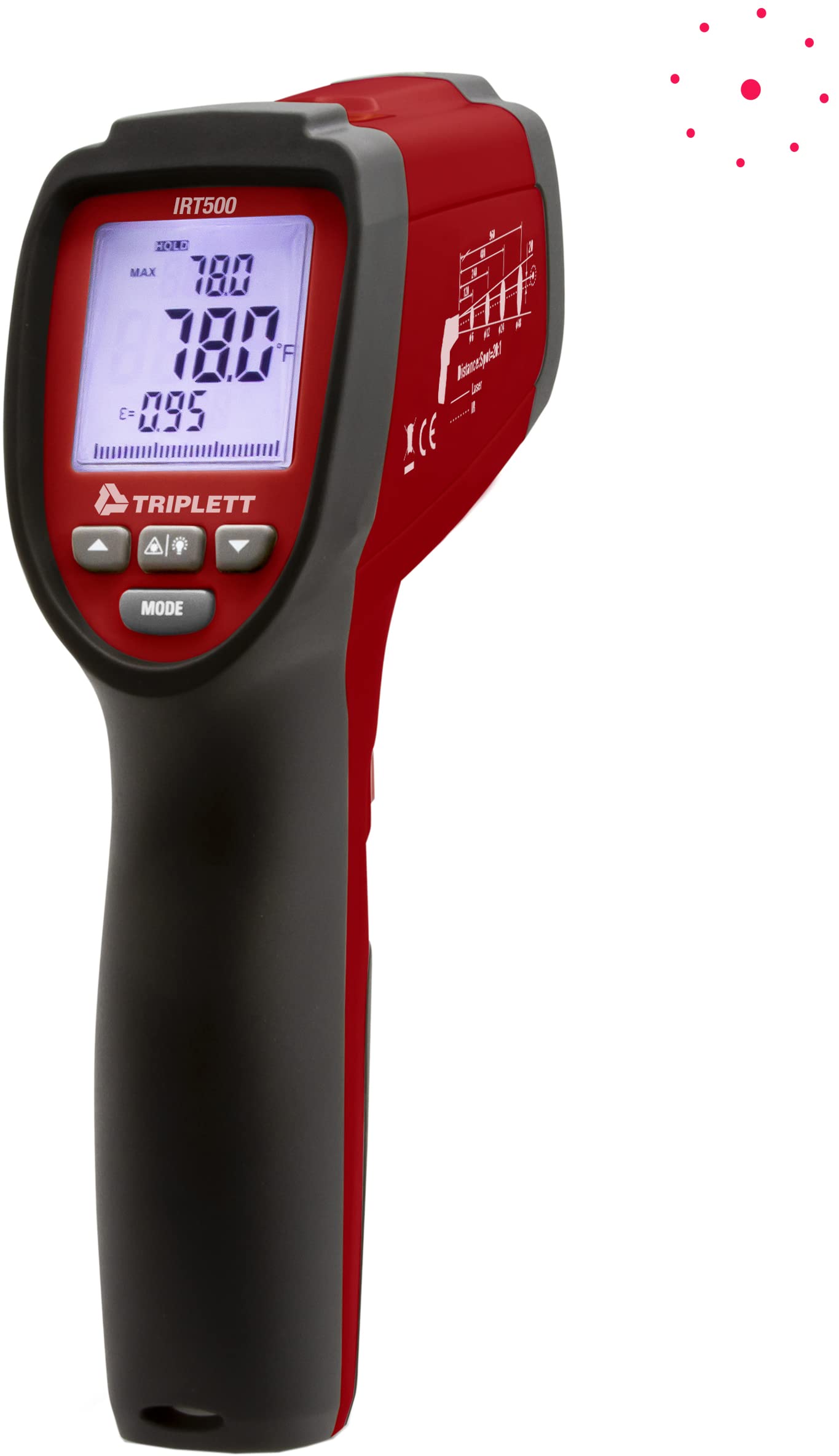Foto 2 pulgar | Termómetro Ir Triplett Irt500 20:1 Con Tipo K De -50 A 1000 °c - Venta Internacional.