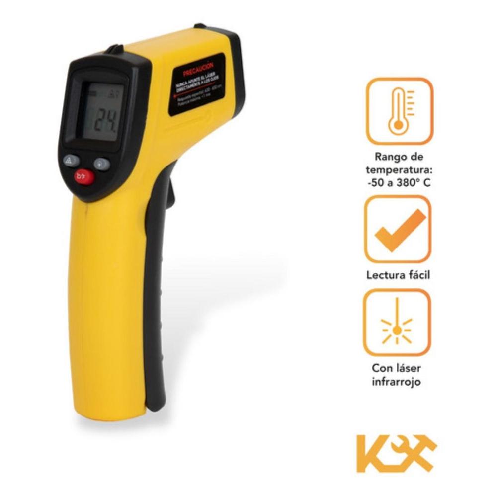 Foto 2 | Termometro Laser Infrarojo -50 A 380 Grados 405151 Kingsman