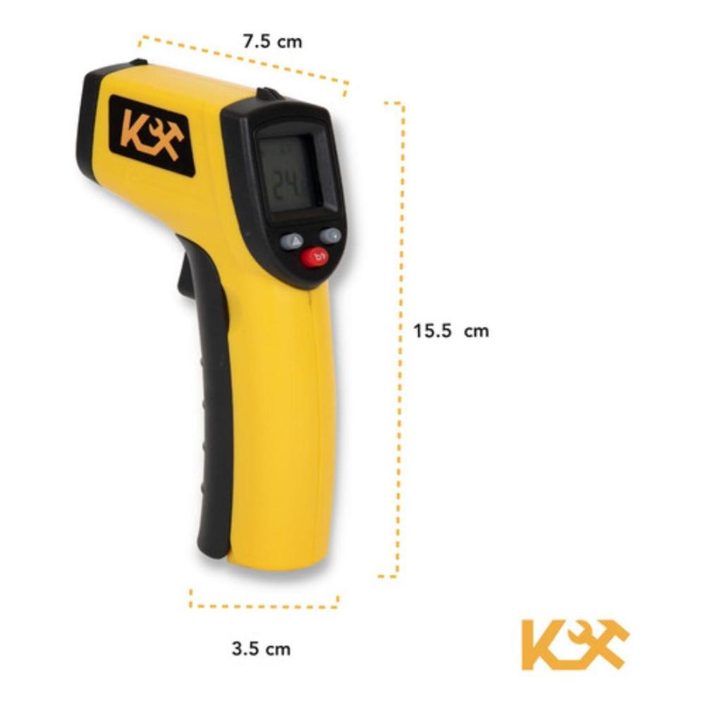 Foto 5 | Termometro Laser Infrarojo -50 A 380 Grados 405151 Kingsman