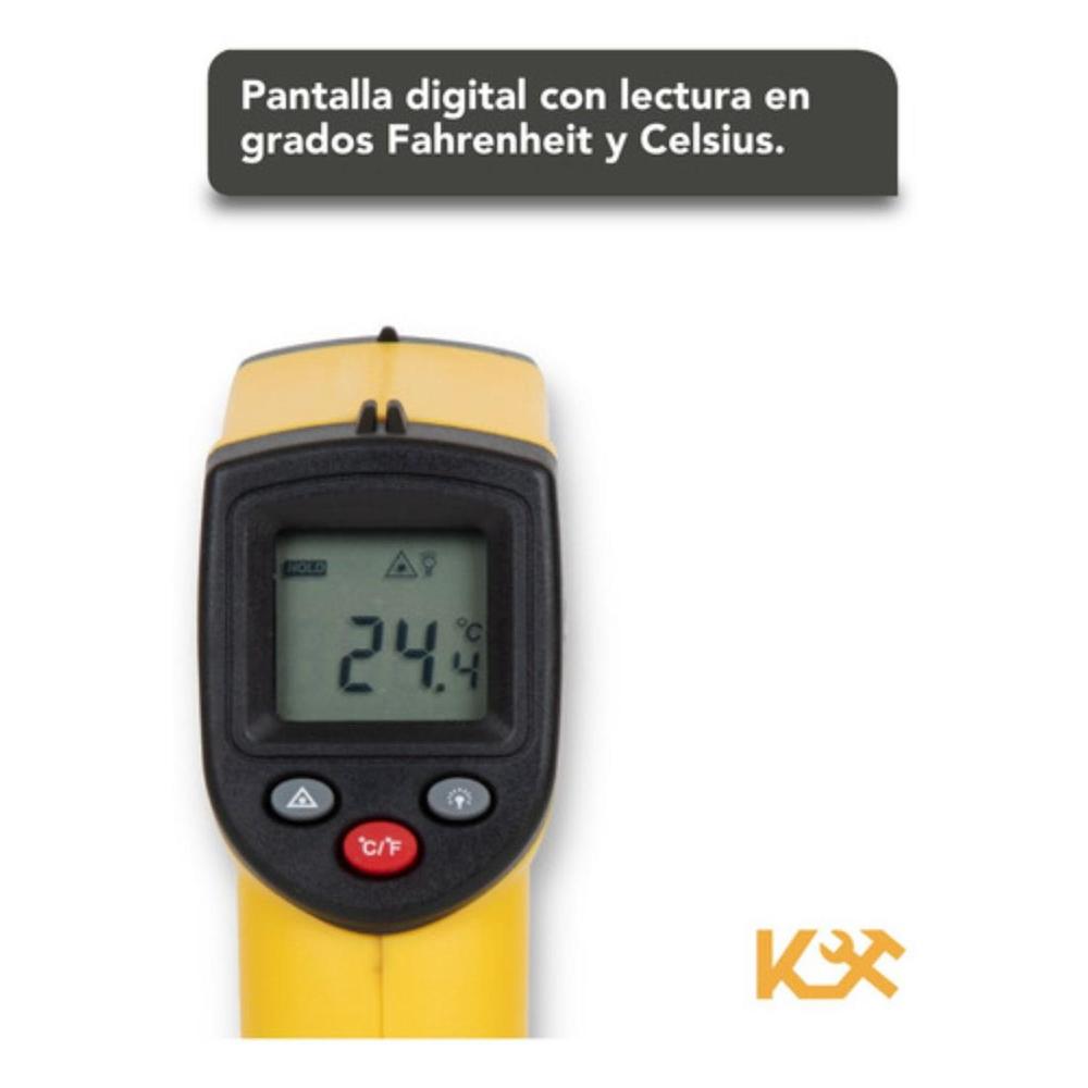 Foto 6 | Termometro Laser Infrarojo -50 A 380 Grados 405151 Kingsman