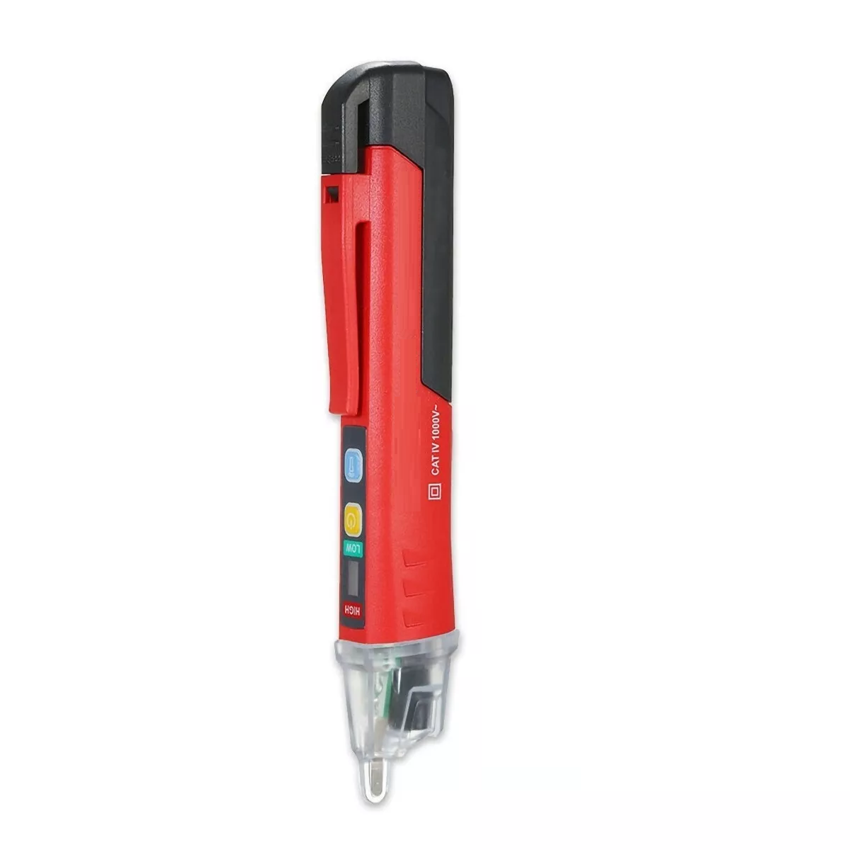 Pluma de Prueba de Voltaje de Luz Led 2 Modos Eo Safe Imports ESI-9701 Rojo