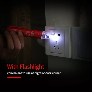 Foto 3 | Pluma de Prueba de Voltaje de Luz Led 2 Modos Eo Safe Imports ESI-9701 Rojo