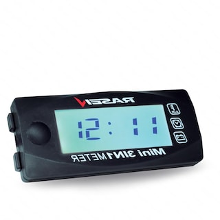 Foto 2 | Voltímetro Rectangular para Moto Rasen con Reloj y Medidor de Temperatura