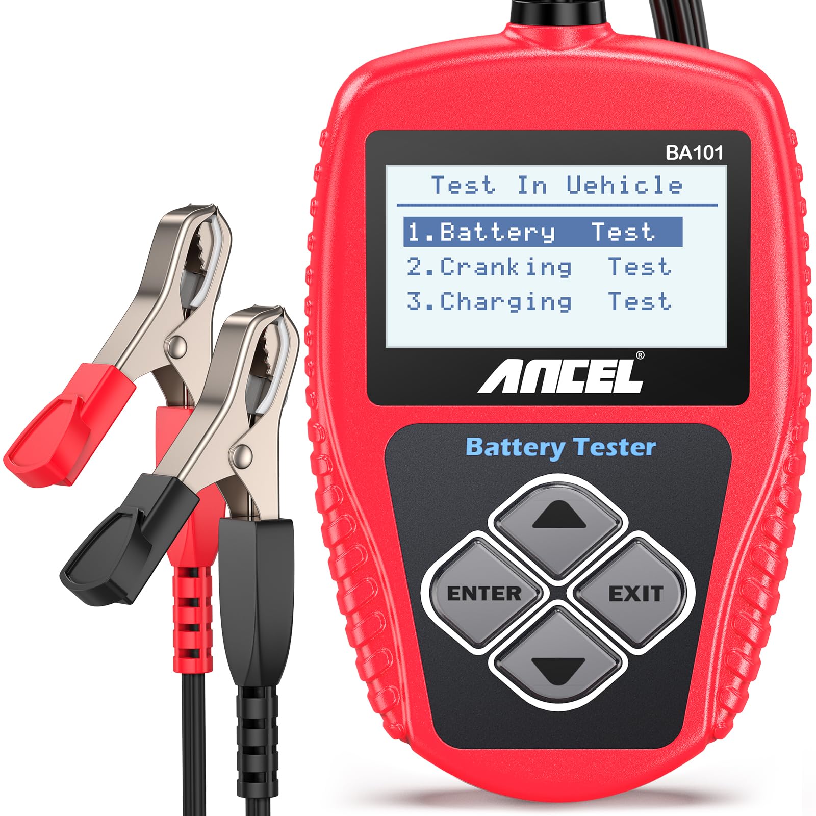 Comprobador De Baterías De Coche Ancel Ba101 12v Digital 100-2000 Cca - Venta Internacional.