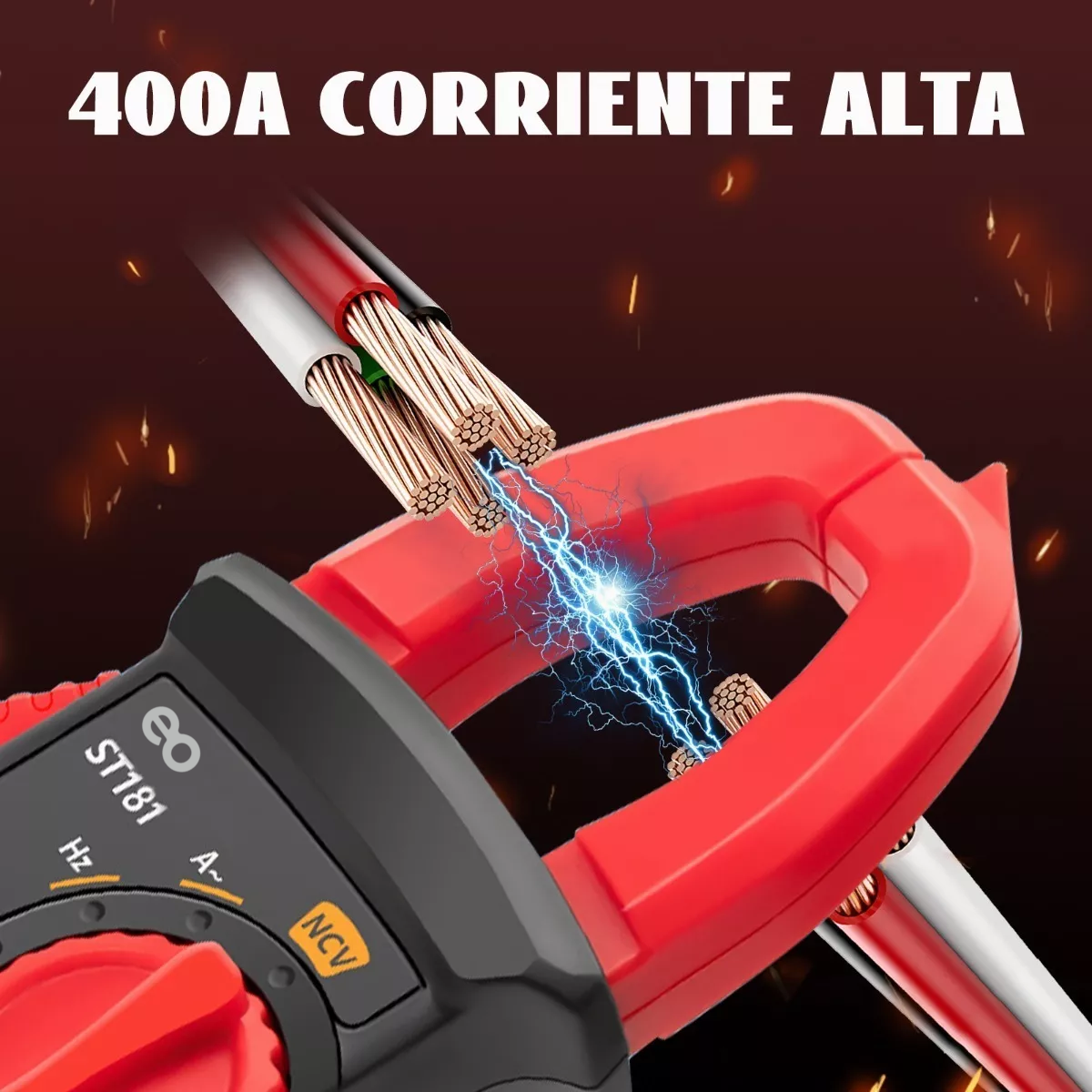 Foto 3 pulgar | Pinza Amperimétrica Digital Multímetro 4000 Cuentas Eo Safe Imports Esi-12535-1 Multicolor