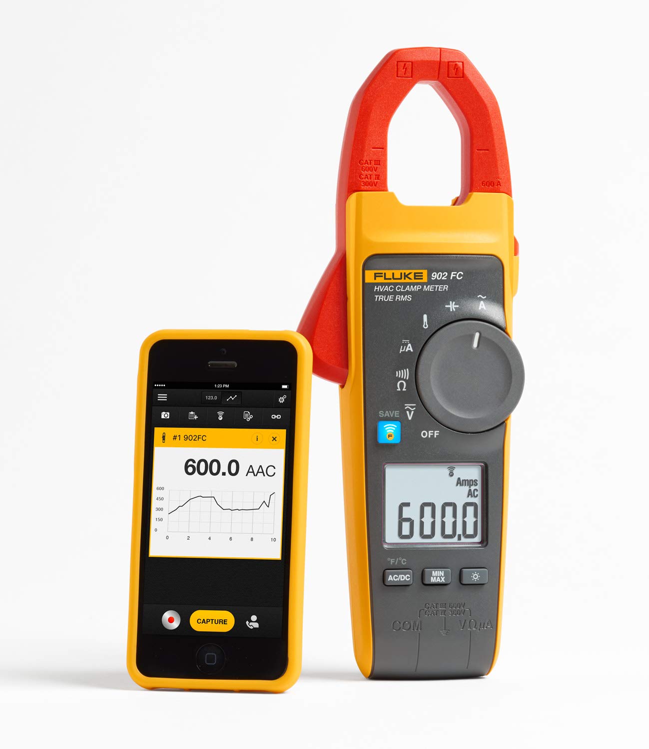 Foto 4 | Pinza Amperimétrica Fluke 902 Fc Hvac True-rms Para Hvac Con Bluetooth - Venta Internacional.