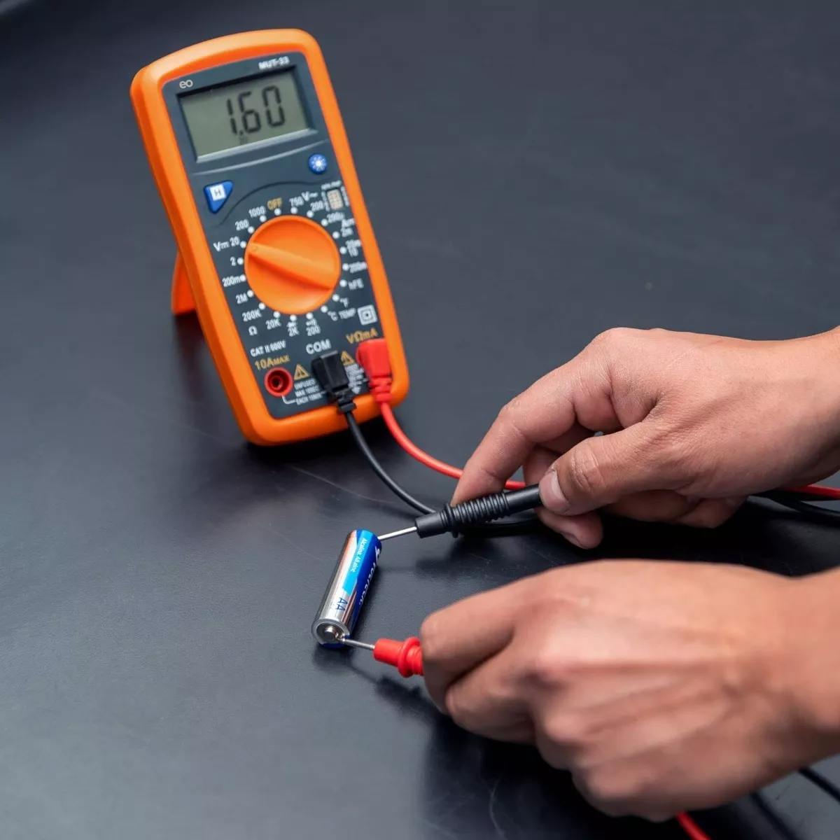 Foto 4 pulgar | Language Multímetro Digital Prof. 500 Eo Safe Imports Esi-5188-1 Naranja