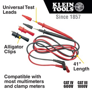 Foto 2 | Juego De Cables De Prueba Klein Tools 69410 De Repuesto En Ángulo Recto - Venta Internacional.