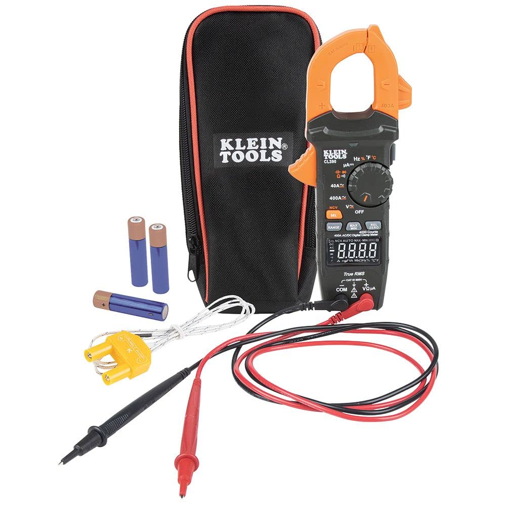 Pinza Amperimétrica Digital Klein Tools Cl390 Ac/dc 400 A Con Ncvt - Venta Internacional.
