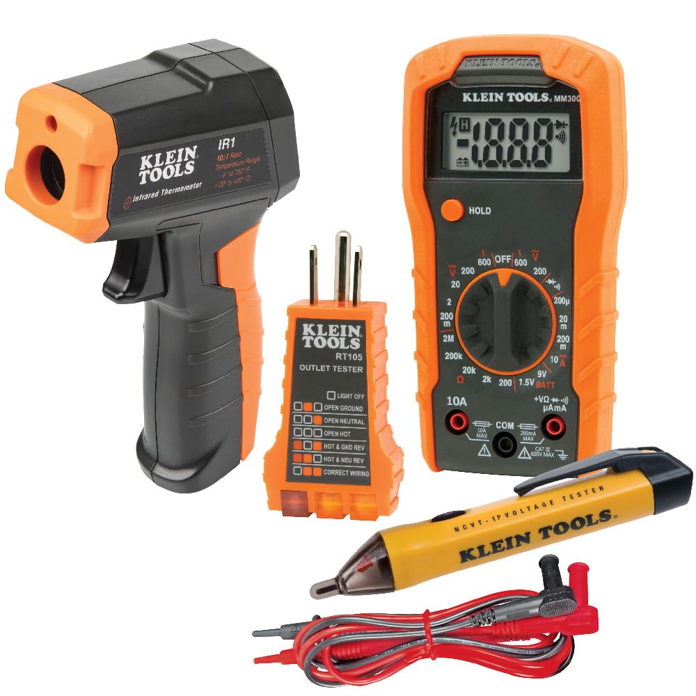 Foto 2 pulgar | Kit De Prueba Eléctrica Klein Tools 80067 Con Termómetro Ir - Venta Internacional.