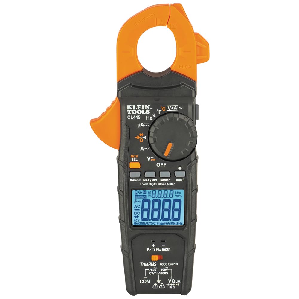 Foto 2 pulgar | Pinza Amperimétrica Klein Tools Cl445 Con Rango Automático Trms Para Sistemas De Climatización - Venta Internacional.