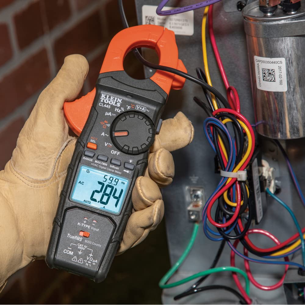Foto 5 pulgar | Pinza Amperimétrica Klein Tools Cl445 Con Rango Automático Trms Para Sistemas De Climatización - Venta Internacional.